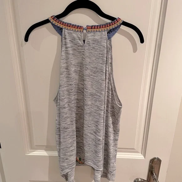 Colorful THML Embroidered High-Neck Tank - Picture 4 of 4